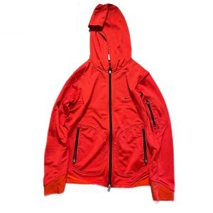 Nike vintage red zip up